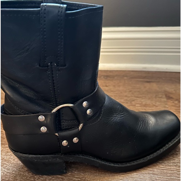 Frye Harness 8R Womens Boots - Black Size 9.5 - Moto Boots - Picture 15 of 16